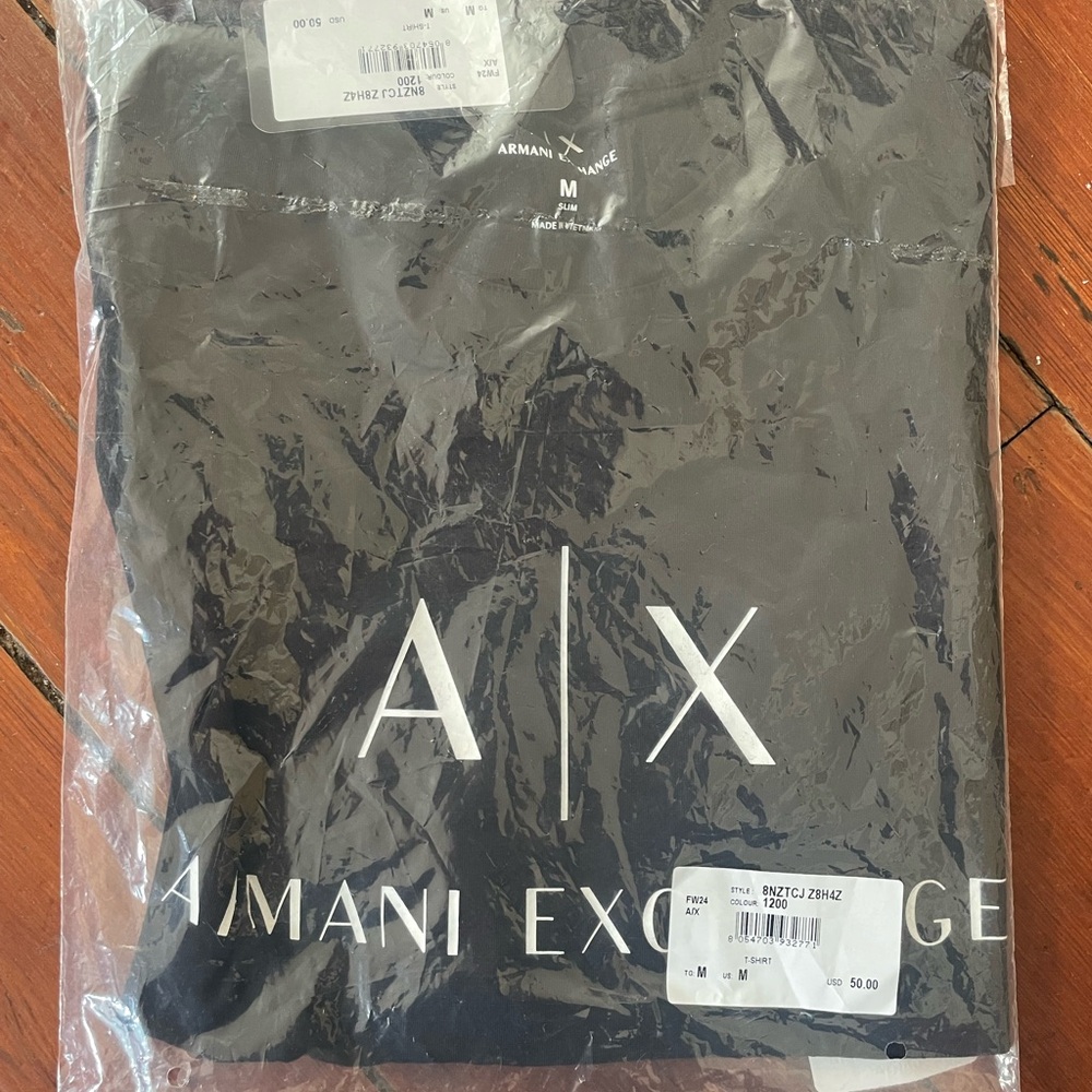 Armani Exchange Charcoal Men's Tee
